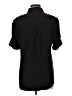 Equipment Black 3/4 Sleeve Button-Down Shirt Size L - photo 2