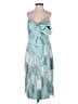 Mac Duggal 100% Polyester Teal Cocktail Dress Size 4 - photo 1
