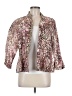 Chico's Animal Print Pink Blazer Size Med (1) - photo 1