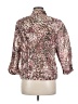 Chico's Animal Print Pink Blazer Size Med (1) - photo 2