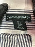 Cynthia Rowley TJX Stripes Blue Silver Shorts Size 4 - photo 3