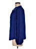 Ann Taylor LOFT 100% Polyester Blue Long Sleeve Blouse Size M - photo 5