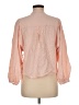 Worthington 100% Rayon Orange Long Sleeve Blouse Size M - photo 2