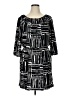 AB Studio Graphic Black Casual Dress Size XL - photo 1