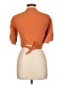 Shein Orange Short Sleeve Blouse Size L - photo 2