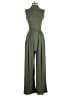 Cider Solid Green Jumpsuit Size XS - photo 1