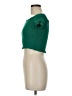 Ambiance 100% Rayon Green Short Sleeve Top Size M - photo 5