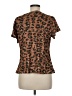 Unbranded Animal Print Brown Short Sleeve T-Shirt Size M - photo 2