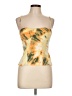 PrettyLittleThing 100% Polyester Yellow Sleeveless Top Size 10 - photo 1