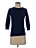 J.Crew 100% Wool Blue 3/4 Sleeve T-Shirt Size XS - photo 1