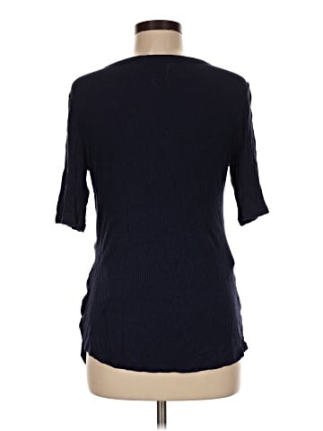 Isabel Maternity Short Sleeve Henley (view 2)
