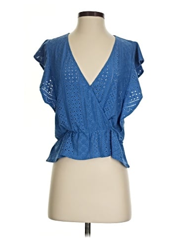 BCBGeneration Short Sleeve Blouse (view 1)