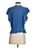 BCBGeneration Blue Short Sleeve Blouse Size S - photo 2