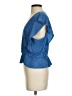 BCBGeneration Blue Short Sleeve Blouse Size S - photo 5