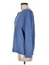 L.L.Bean Blue Long Sleeve Top Size M - photo 5