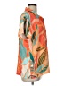 Vitamin A Tropical Orange Short Sleeve Blouse Size L - photo 4