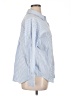 Zara Stripes Blue 3/4 Sleeve Button-Down Shirt Size XL - photo 4