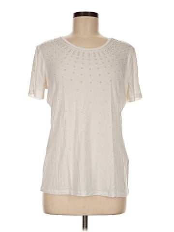 Karl Lagerfeld Paris Short Sleeve Top (view 1)