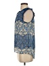 Elle 100% Polyester Blue Sleeveless Blouse Size S - photo 5