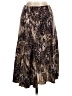 PASSPORTS Animal Print Brown Casual Skirt Size S - photo 1