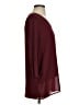 MICHAEL Michael Kors 100% Polyester Burgundy 3/4 Sleeve Blouse Size S - photo 4