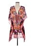 Bleu Rod Beattie 100% Polyester Purple Poncho Size M - photo 1