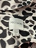 Nic + Zoe Animal Print Silver Short Sleeve Blouse Size L - photo 7
