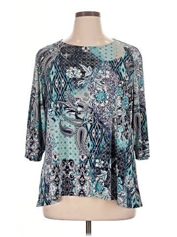 Southern Lady 3/4 Sleeve Blouse (view 1)