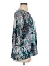 Southern Lady Teal 3/4 Sleeve Blouse Size XL - photo 4