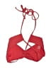 Berlook Solid Red Swimsuit Top Size S - photo 2