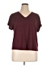 Unbranded Burgundy Short Sleeve Top Size XL - photo 1