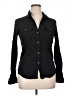 Theory Black Long Sleeve Button-Down Shirt Size XL - photo 1