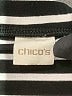 Chico's Stripes Black Ivory Casual Skirt Size Lg (2) - photo 4