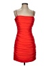 Cinq à Sept Solid Red Orange Cocktail Dress Size 4 - photo 1