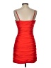 Cinq à Sept Solid Red Orange Cocktail Dress Size 4 - photo 2
