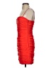 Cinq à Sept Solid Red Orange Cocktail Dress Size 4 - photo 5