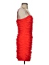 Cinq à Sept Solid Red Orange Cocktail Dress Size 4 - photo 4