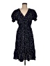 Shein 100% Polyester Polka Dots Blue Casual Dress Size 8 - 10 - photo 1