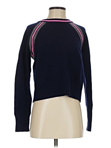 Aqua Cashmere Pullover Sweater (view 1)