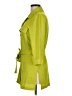 NYCC 100% Polyester Green Trenchcoat Size M - photo 5