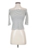 En Creme Silver 3/4 Sleeve Top Size XS - photo 1