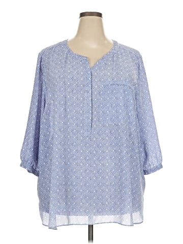 Not Your Daughter's Jeans 3/4 Sleeve Blouse (view 1)
