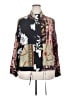 Tru Luxe Jeans 100% Rayon Print Black Jacket Size 2X (estimated) - photo 1