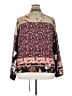 Tru Luxe Jeans 100% Rayon Print Black Jacket Size 2X (estimated) - photo 2