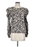 Rebecca Minkoff Animal Print Silver Pullover Sweater Size S - photo 1