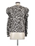 Rebecca Minkoff Animal Print Silver Pullover Sweater Size S - photo 2