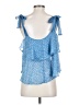 Allison Blue Sleeveless Blouse Size XS - photo 2