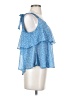 Allison Blue Sleeveless Blouse Size XS - photo 4