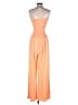 Zenana Color Block Orange Jumpsuit Size L - photo 2