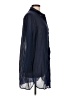 Lands' End 100% Cotton Blue 3/4 Sleeve Button-Down Shirt Size 10 - 12 - photo 4